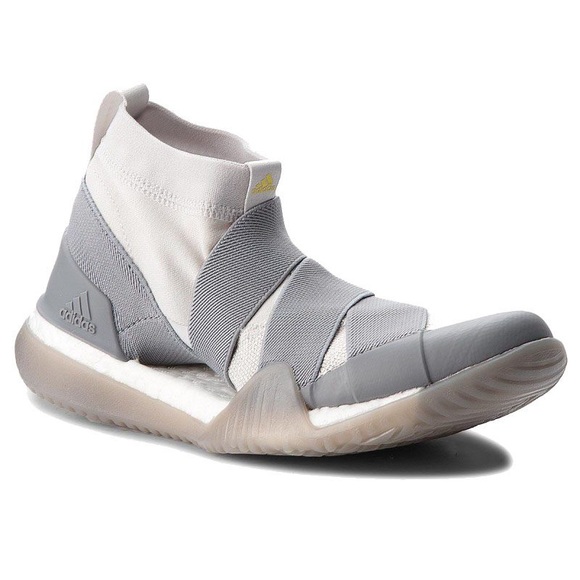 Adidas Women's PureBoost X TR 3.0 LL Grey/Yellow Shoes Size 6 - Picture 7 of 8